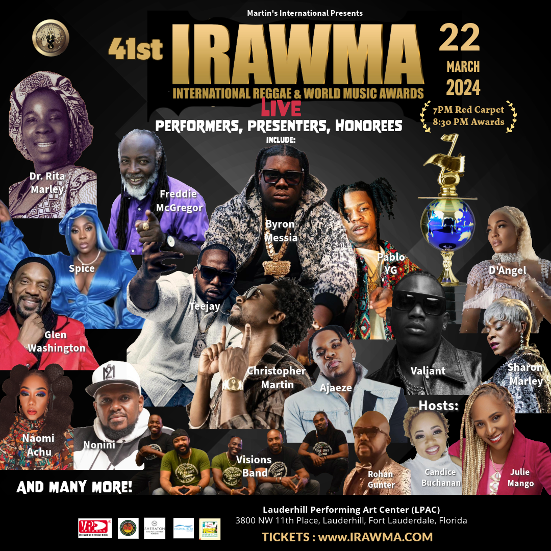 Unieros Digital Services the 41st International Reggae and World Music Awards